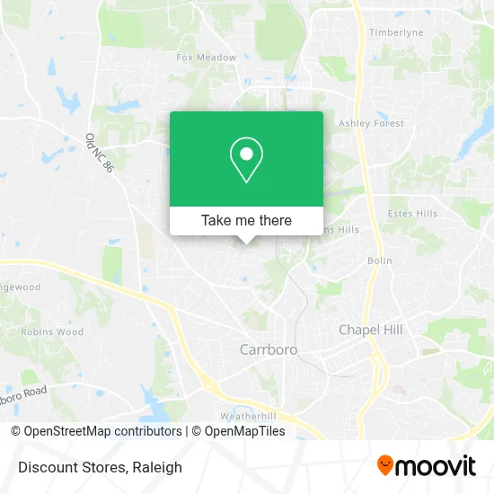 Discount Stores map