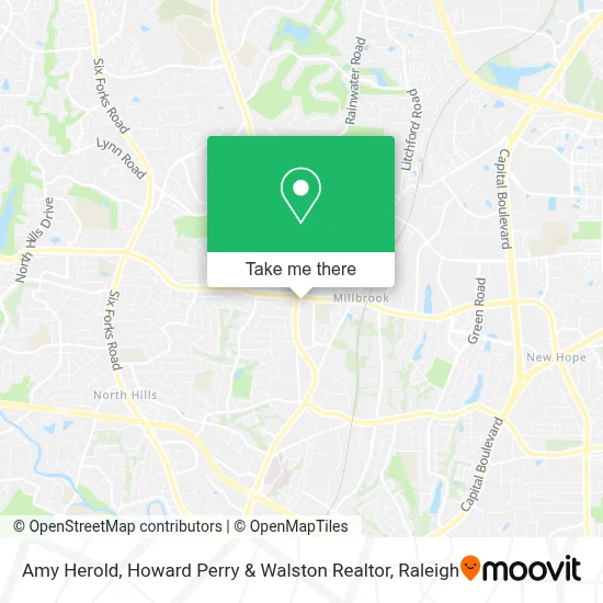Amy Herold, Howard Perry & Walston Realtor map