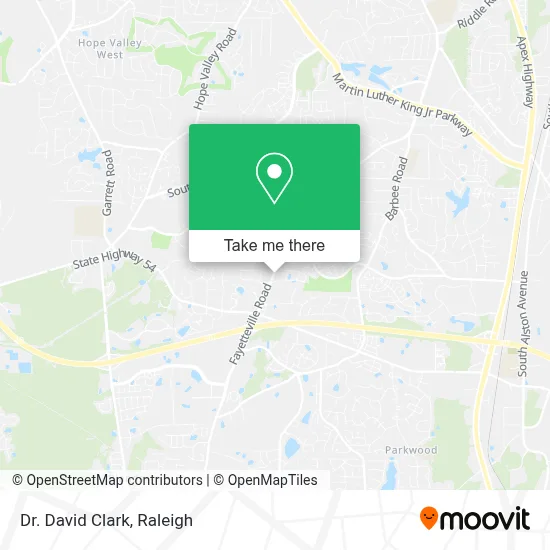 Dr. David Clark map