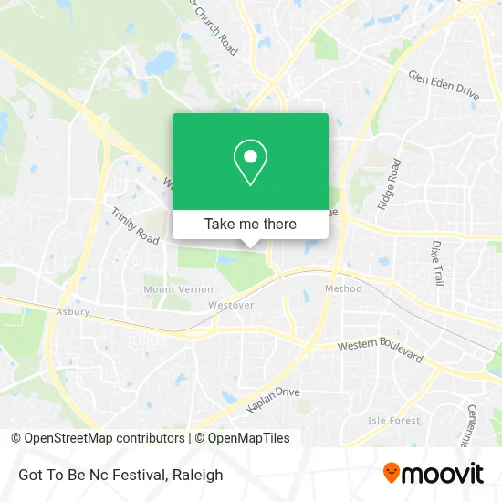 Got To Be Nc Festival map