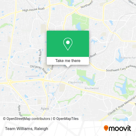 Team Williams map