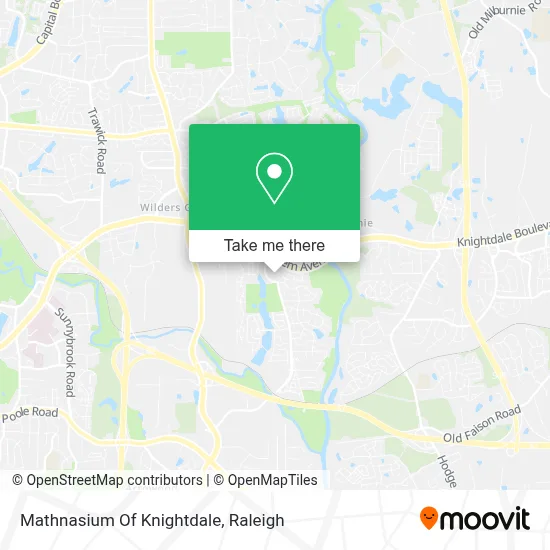 Mathnasium Of Knightdale map