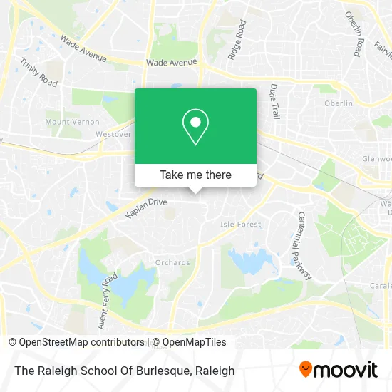 The Raleigh School Of Burlesque map