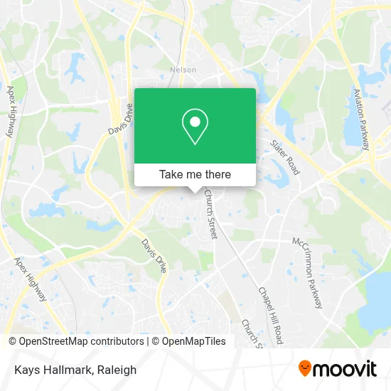 Kays Hallmark map