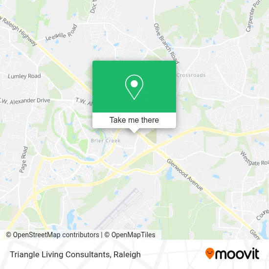 Triangle Living Consultants map