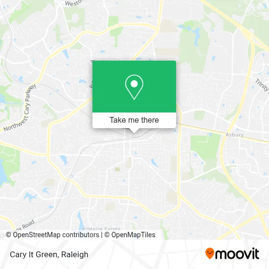 Cary It Green map