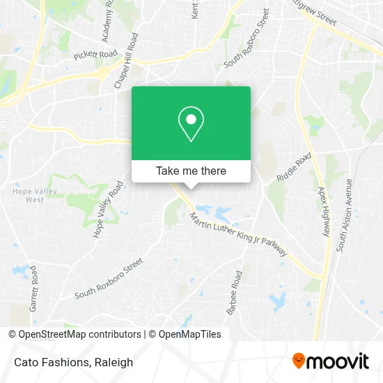 Cato Fashions map