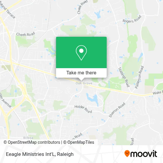 Eeagle Ministries Int'L map
