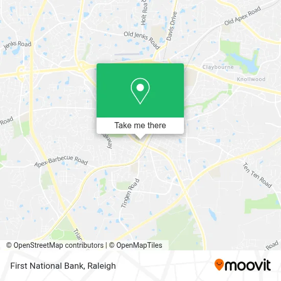 First National Bank map