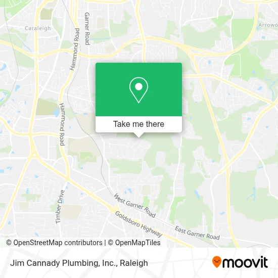 Jim Cannady Plumbing, Inc. map