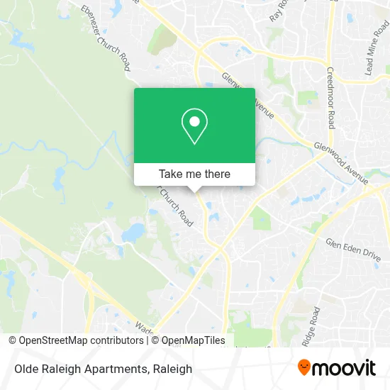 Olde Raleigh Apartments map