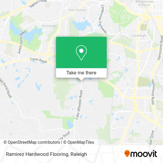 Ramirez Hardwood Flooring map