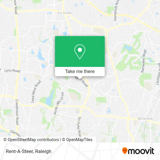 Rent-A-Steer map