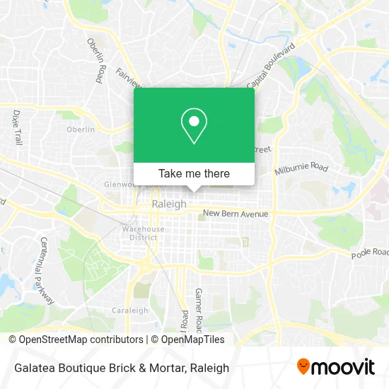 Galatea Boutique Brick & Mortar map
