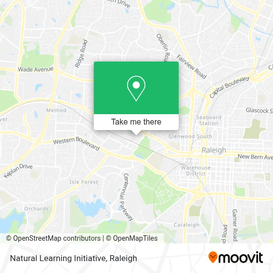 Natural Learning Initiative map