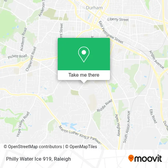 Philly Water Ice 919 map