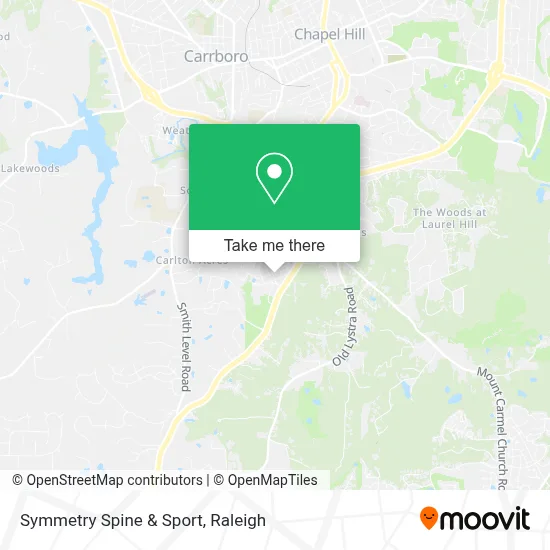 Symmetry Spine & Sport map