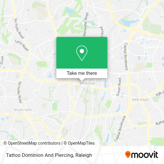 Tattoo Dominion And Piercing map