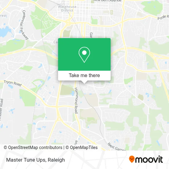 Master Tune Ups map