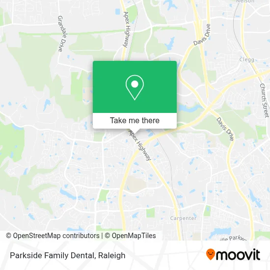 Parkside Family Dental map