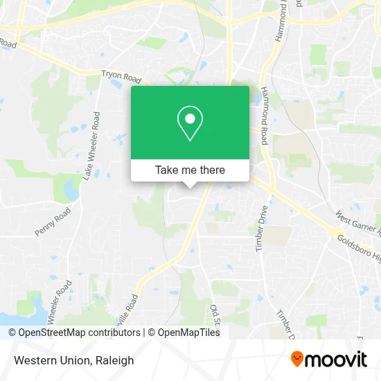 Western Union map