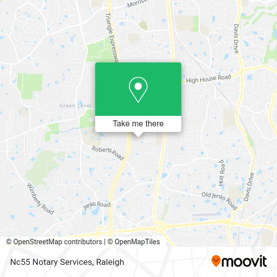 Nc55 Notary Services map