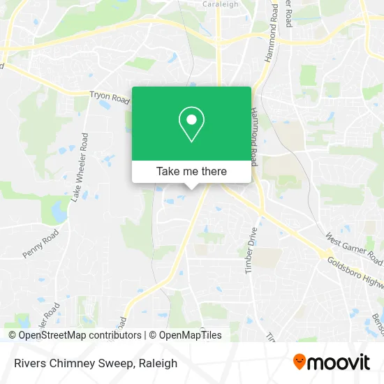 Rivers Chimney Sweep map