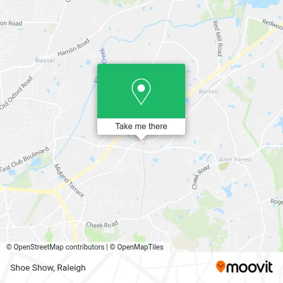 Shoe Show map