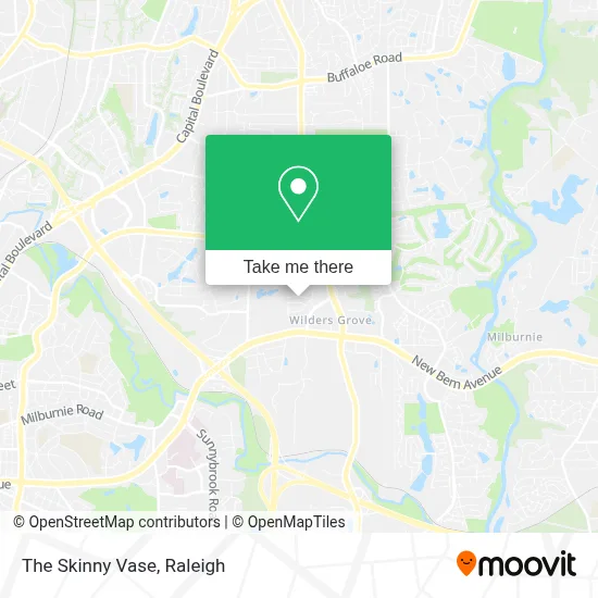 The Skinny Vase map