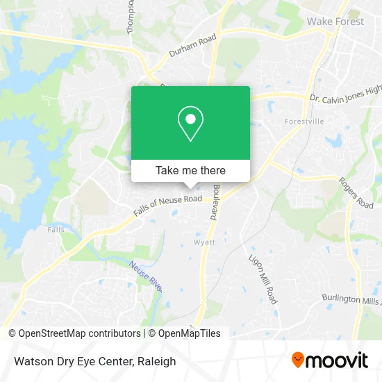 Watson Dry Eye Center map