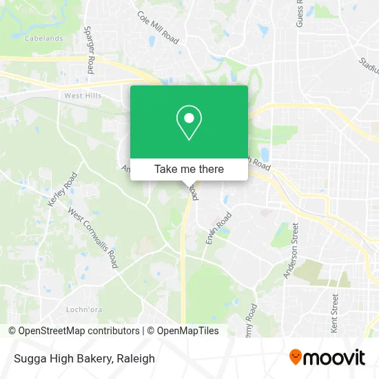 Sugga High Bakery map