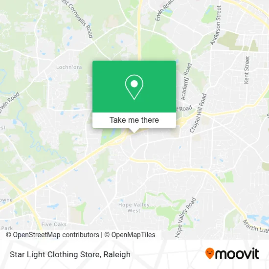 Star Light Clothing Store map