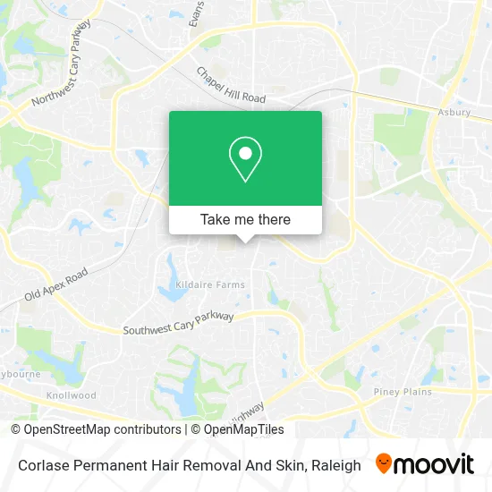 Corlase Permanent Hair Removal And Skin map