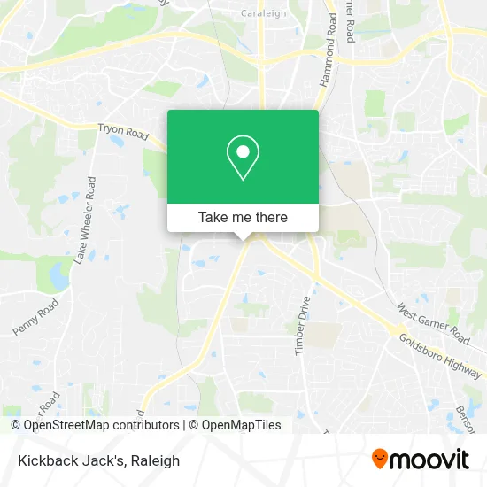Kickback Jack's map