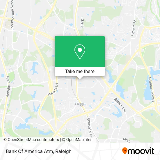 Bank Of America Atm map