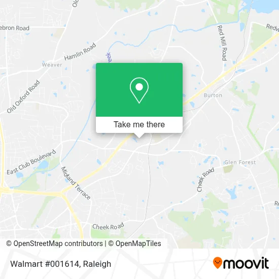 Walmart #001614 map