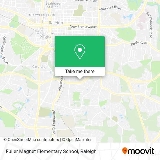 Fuller Magnet Elementary School map