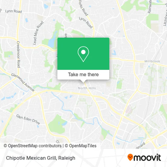 Chipotle Mexican Grill map