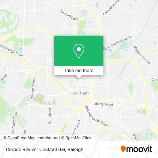 Corpse Reviver Cocktail Bar map
