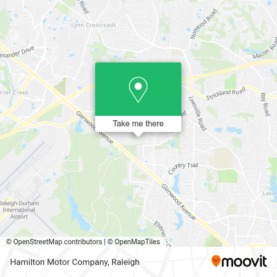 Hamilton Motor Company map