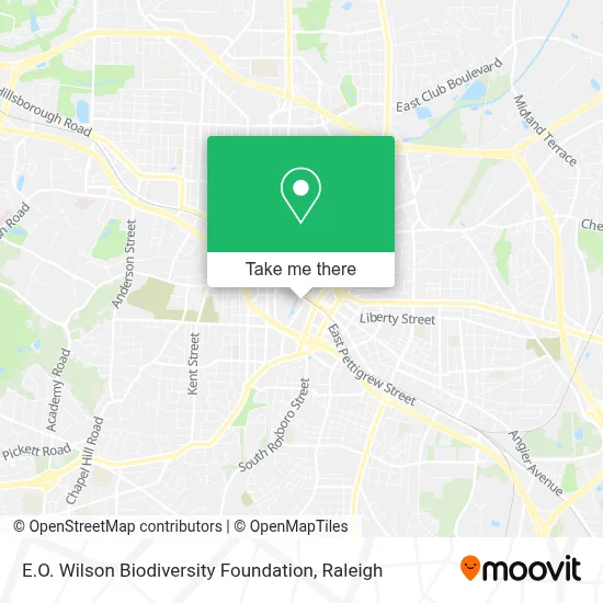 E.O. Wilson Biodiversity Foundation map
