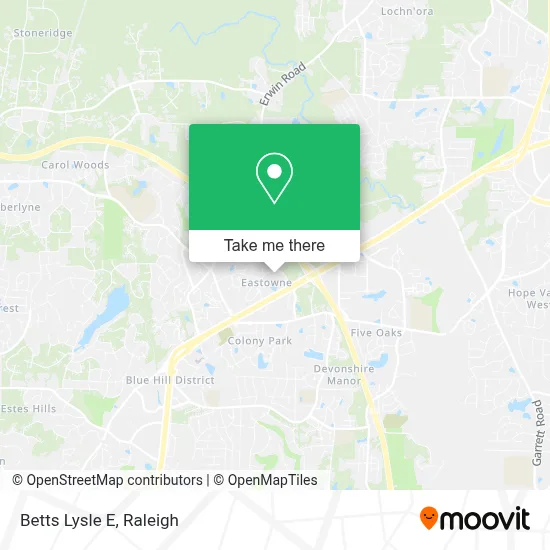 Betts Lysle E map