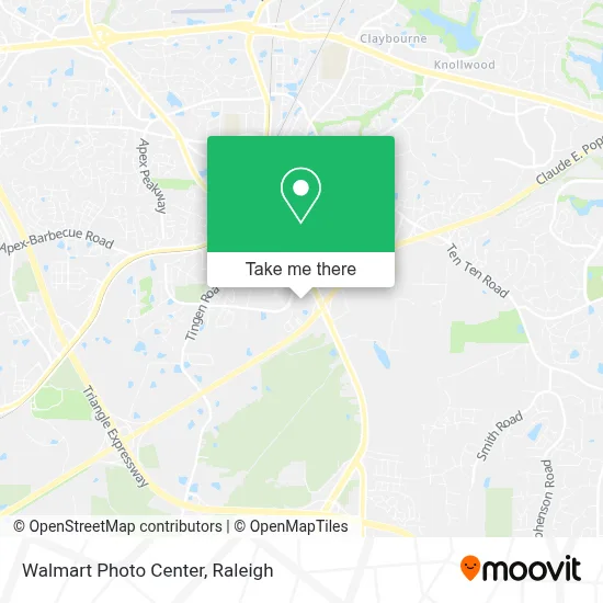 Walmart Photo Center map