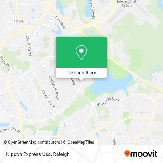 Nippon Express Usa map