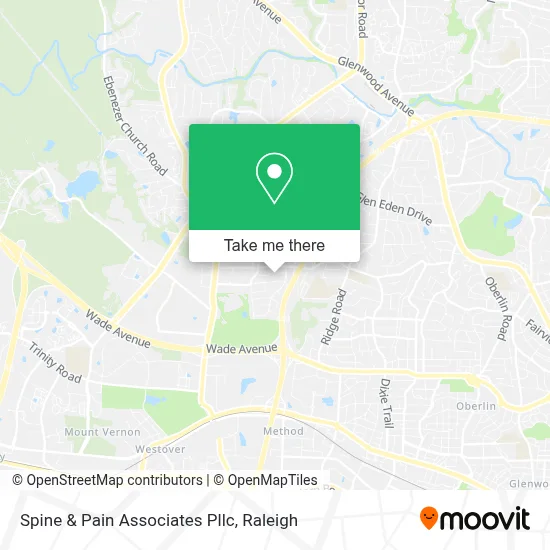 Spine & Pain Associates Pllc map