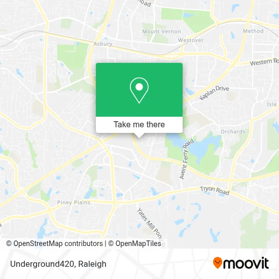 Underground420 map