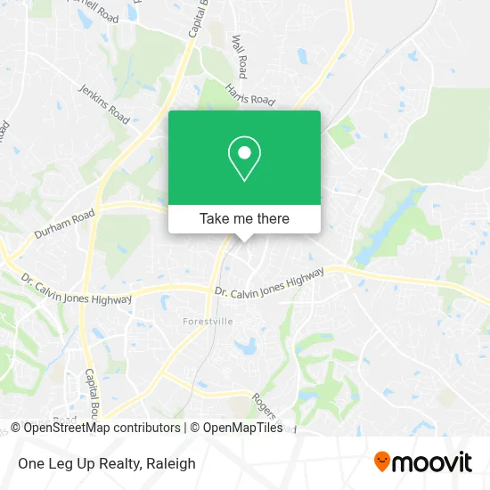Mapa de One Leg Up Realty