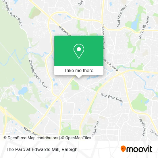 The Parc at Edwards Mill map