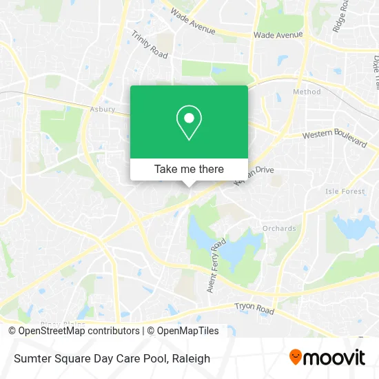 Sumter Square Day Care Pool map