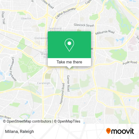 Milana map